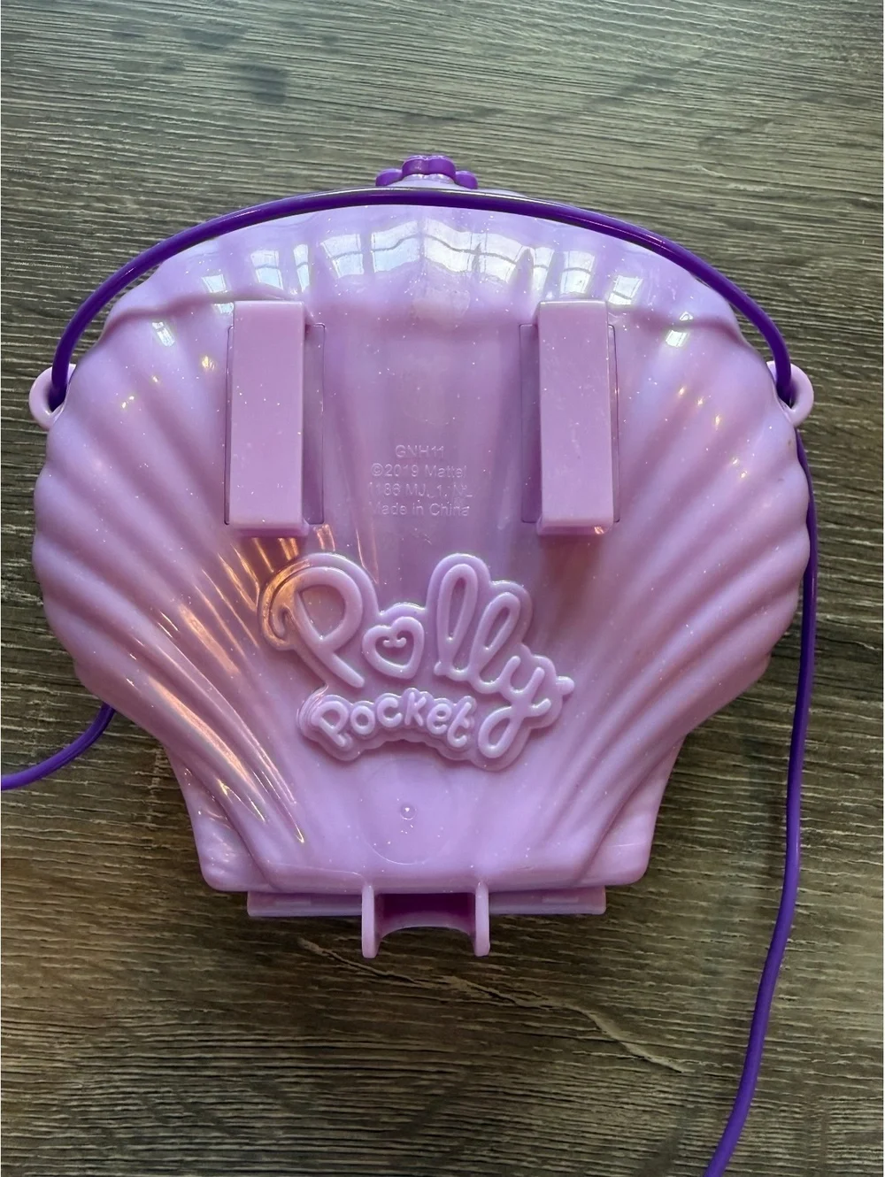 Polly Pocket Seashell Beach Compact Playset GNH11 2019 Mattel w/ Doll
